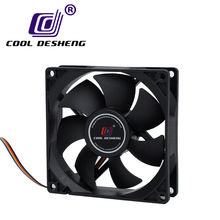 12厘米CPU散热器RGB风扇LED红蓝彩色发光台式机箱散热4针静音12CM