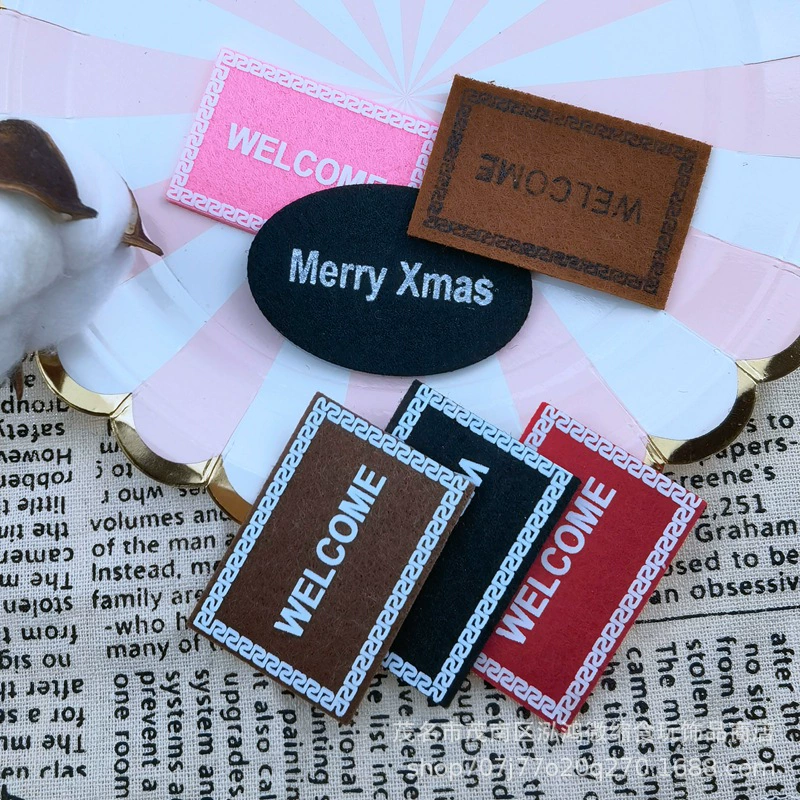 DOLLHOUSE маленькие тряпичные аксессуары для кукольного дома, модель сцены, реквизит, украшения «сделай сам», рождественские мини-коврики для ног