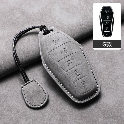 Song Plus Qin Dmi Han | Car key bag - byd-g-model-grey-cover-hand-strap