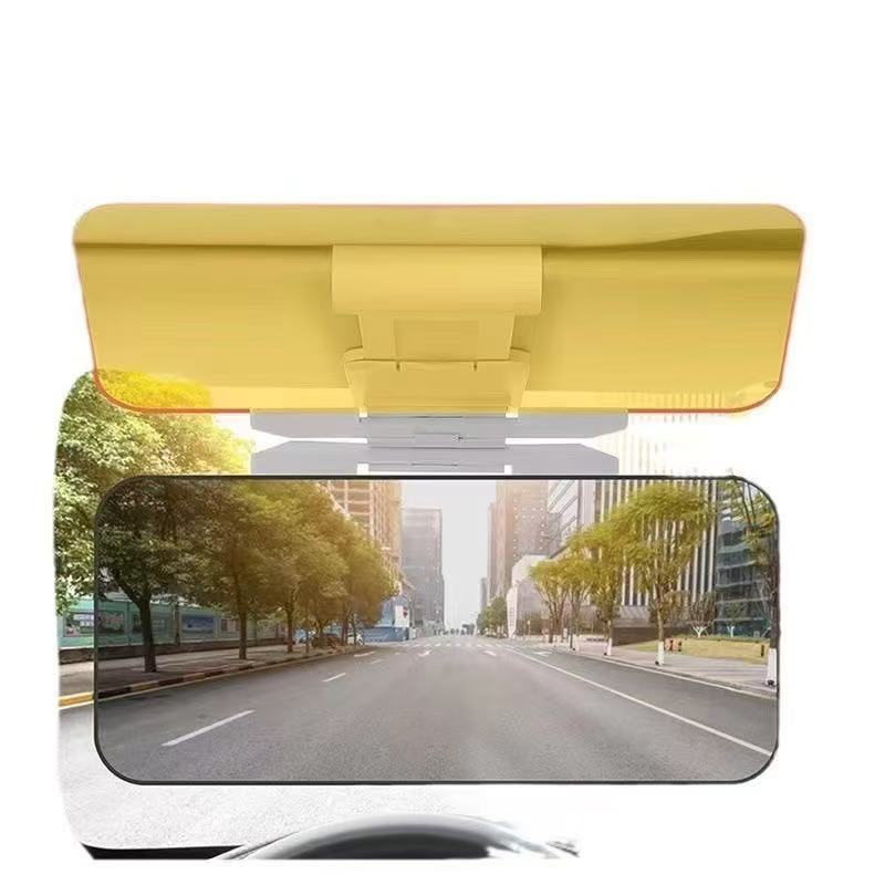 Anti-Glare Mirror for Day and Night Use in the Car, Car Sun Visor, Night Vision Mirror, Driver's Anti-Glare, Light-Blocking, Sun Protection, Anti-Dazzle
