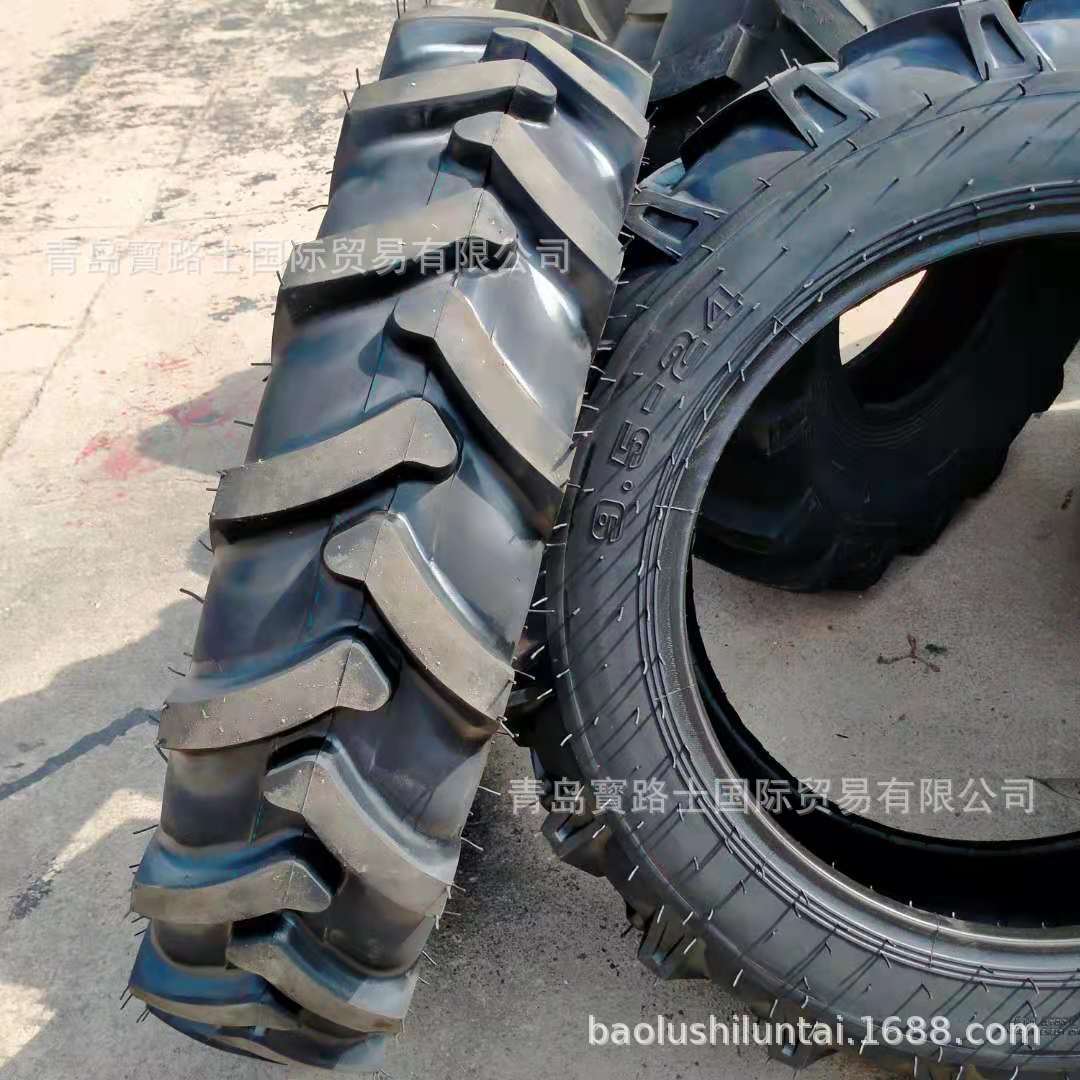 农用拖拉机轮胎  9.5-24 人字花纹 加厚