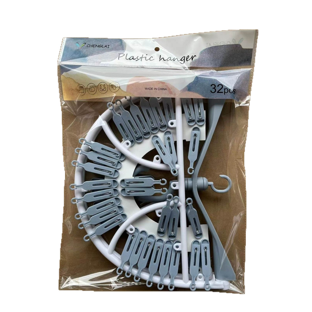 18 clips de plástico - 5 calcetines de plástico multiclip clips percha de ropa clips de ropa multifuncional