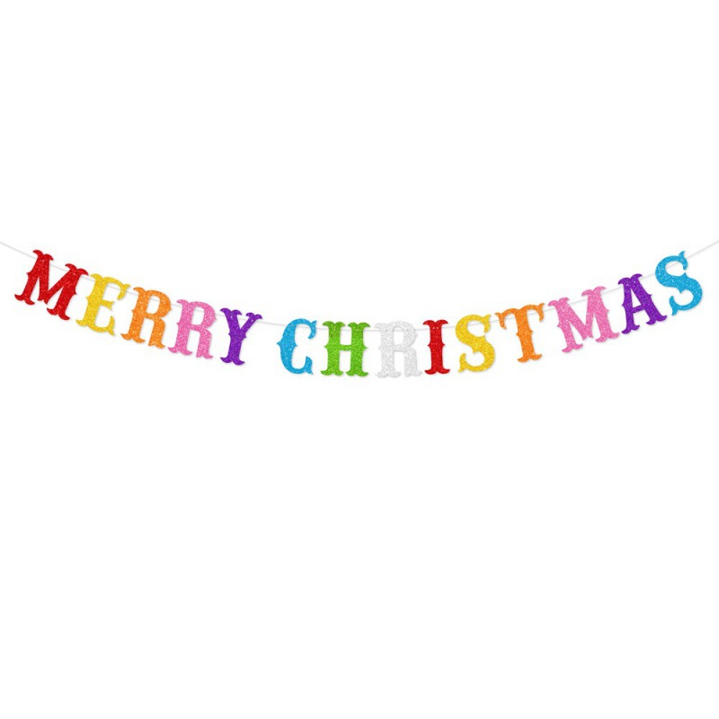 Amazon Navidad decoraciones de bandera de color bandera de bandera de bandera de Navidad decoración de fondo diseño de escena