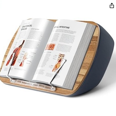 Reading Pillow Bed Reading Pillow Filling Foam Particle Wood Board Desktop Learning Bookshelf Reading Rack Wedge Pillow