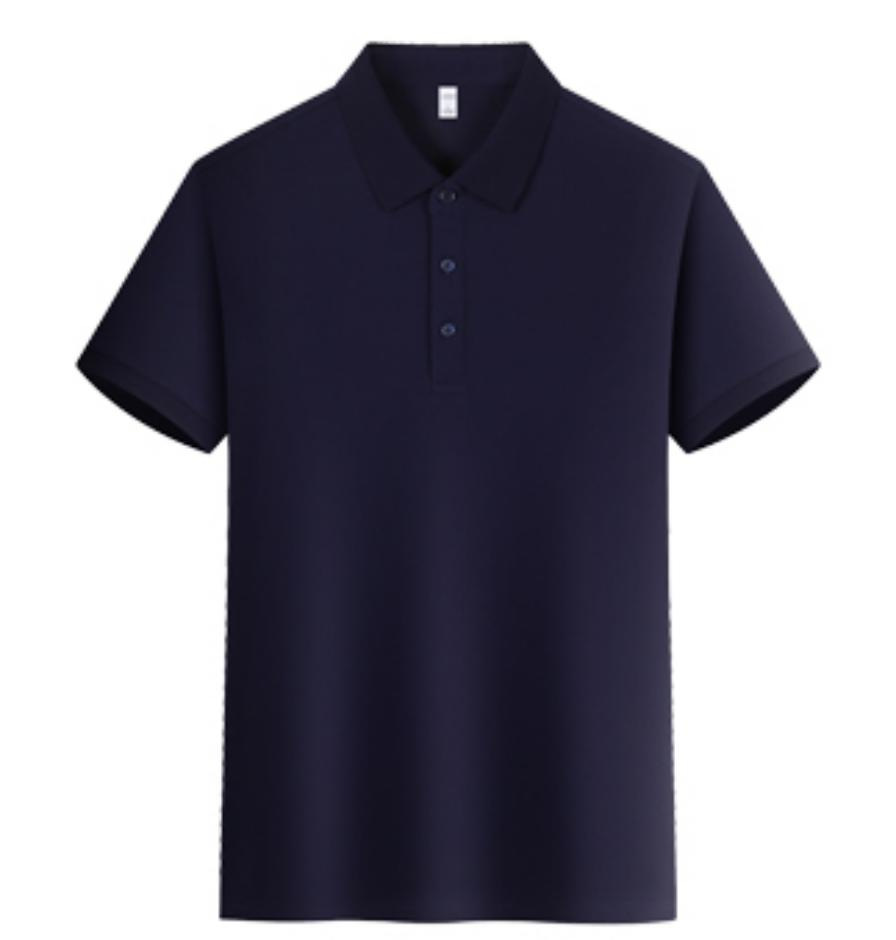 Camiseta Polo de Manga Corta con Tecnología Antibacterial de Seda Helada para Verano 2026, Color Sólido, Venta al Por Mayor