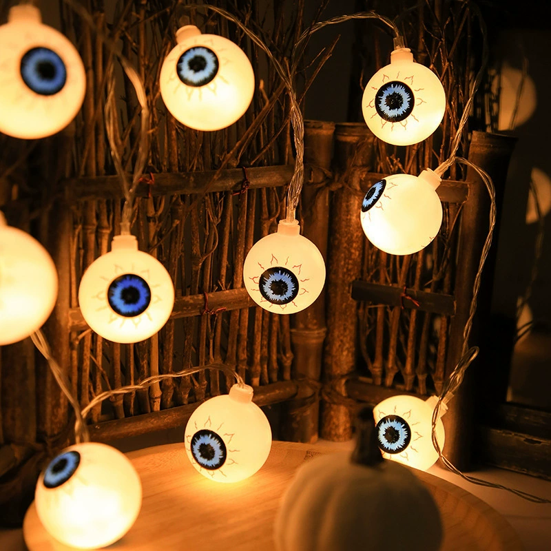 Кросс-бордер spot Halloween LED атмосфера декоративные огни тыква паук летучая мышь световая гирлянда череп маленький призрак мигающий свет