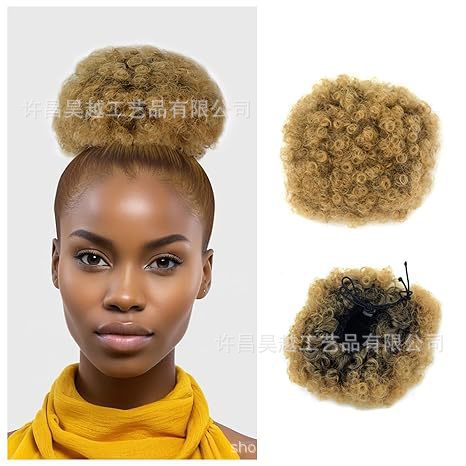 Perucas africanas europeas y americanas transfronterizas afro explosión de cabello bolsas de cabello orugas al por mayor en stock