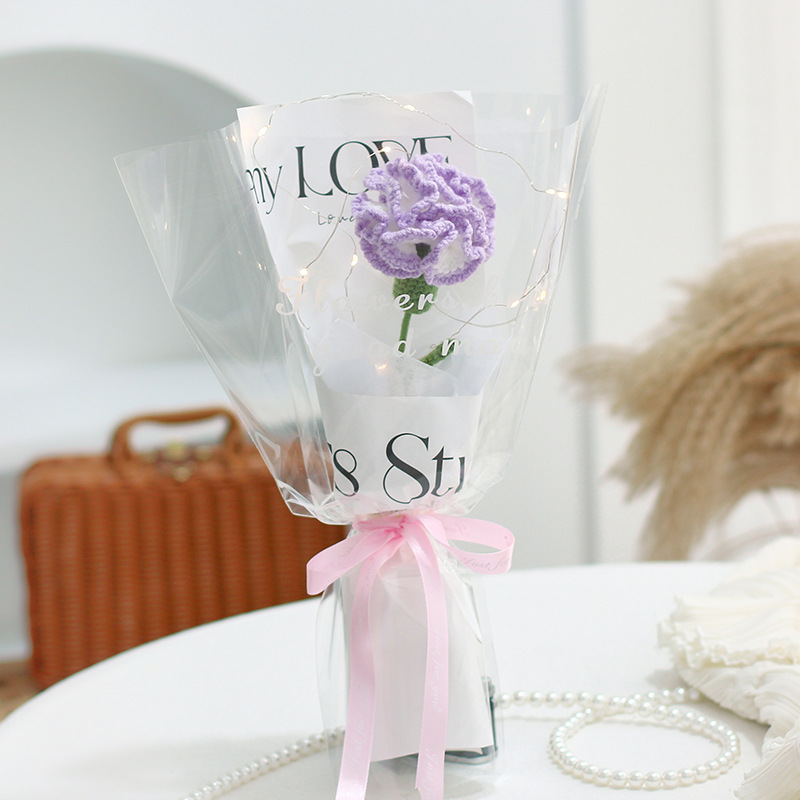 Ramo Tejido a Mano de Simulación, Empaque Elegante, Regalo Festivo, al por Mayor