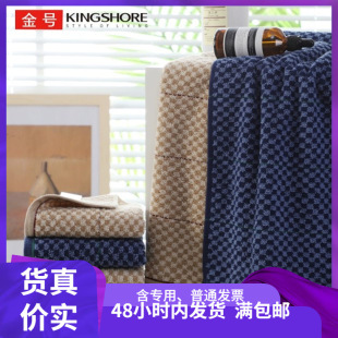 Gold small towel dark plaid cotton towel absorbent wholesale G1743 a generation of 60*30 daily necessities