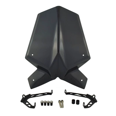 Suitable for Ktm Duke 790 890 R 18-25 Duke Modified Motorcycle Front Windshield (Motorcycle front windshield) - smoky-black