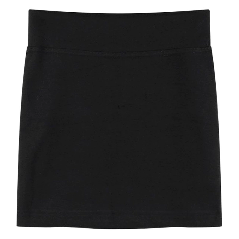 2025 черная популярная юбка для девочек, женская высокоэластичная обтягивающая сексуальная юбка, весенняя мини-юбка, юбка на бедрах с высокой талией