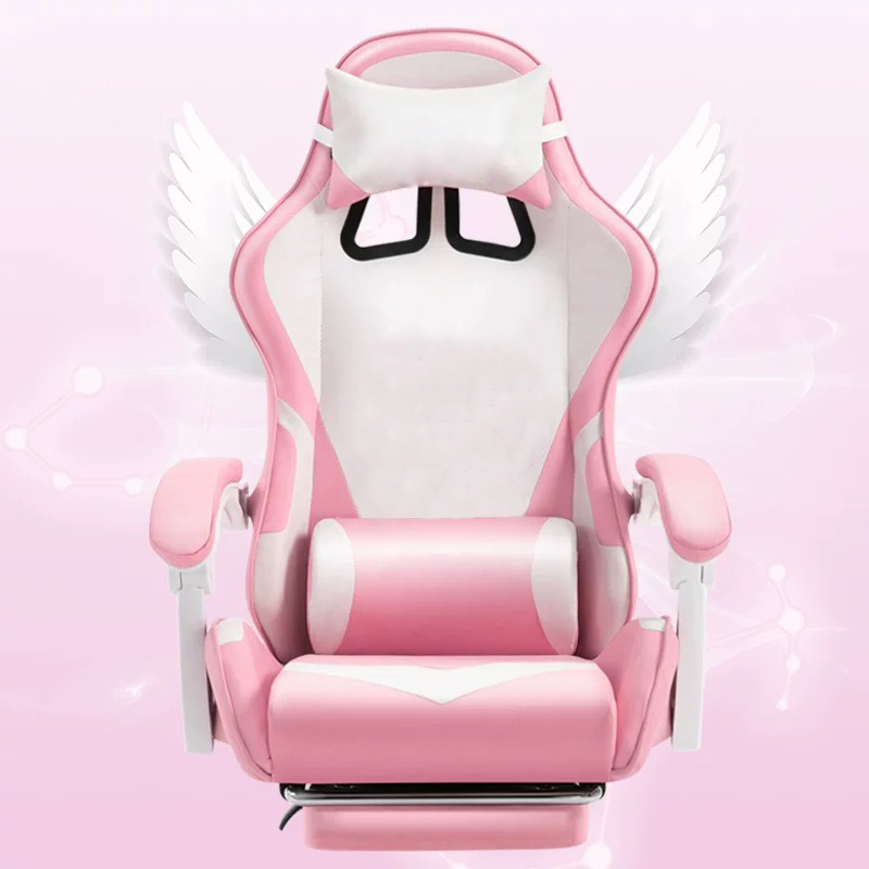 silla de deportes electrónicos para niñas silla de computadora doméstica silla de oficina cómoda silla de estudio de transmisión en vivo silla moderna simple image 3