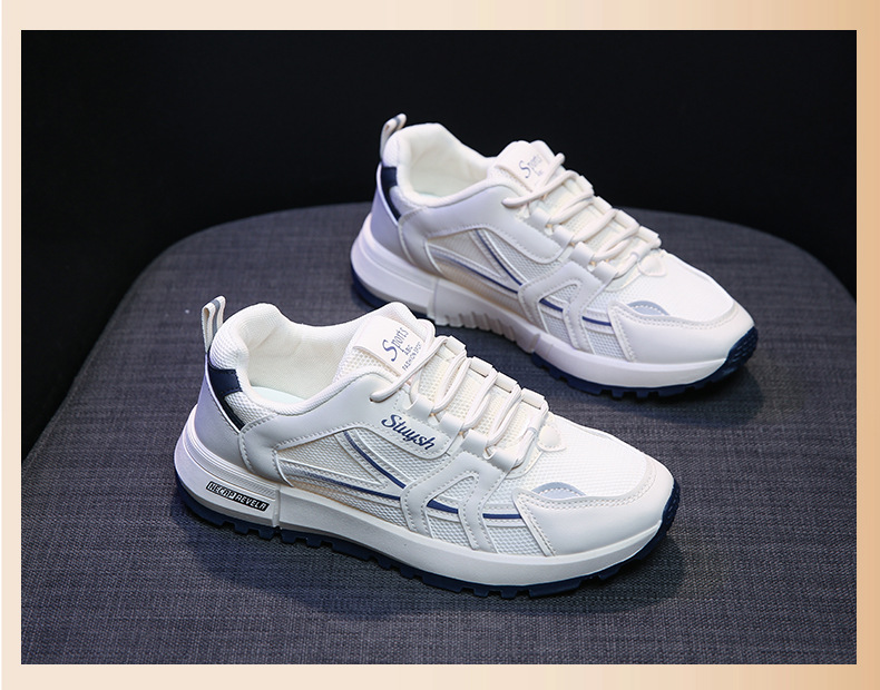 Sapatilhas desportivas sola grossa estilo coreano respiráveis_voghion.com