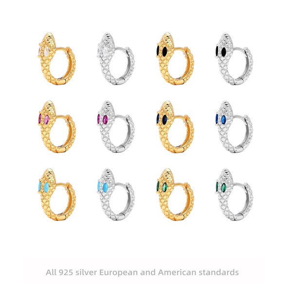 cute creative fashionable earrings with zircon