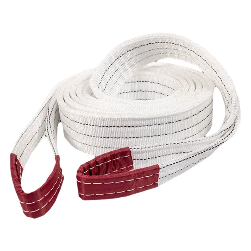 Оптовая продажа 5T белый подъемный ремень промышленный полипропиленовый кран прицепной канат промышленный подъемный ремень белый производитель