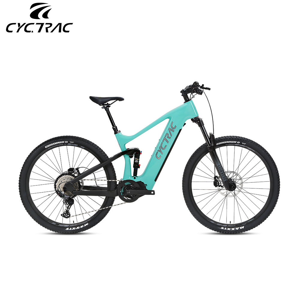 EM10 asistido eléctrico bicicleta de montaña marco de fibra de carbono de cola suave M510 motor central de ocho direcciones a prueba de choques de carretera image 9