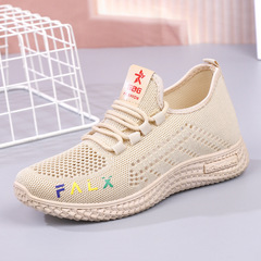 2023 New Summer Mother's Net Face Shoes, Flyknit Sports Shoes, Casual Running Shoes for Women, Dropshipping