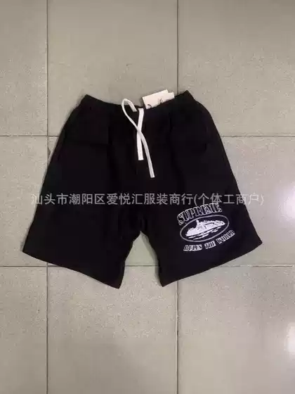 Corteiz Short Alcatraz Shorts Ship Print Shorts Trendyy Hip-Hop Skateboard Casual Sweatpants Trendyy Brand