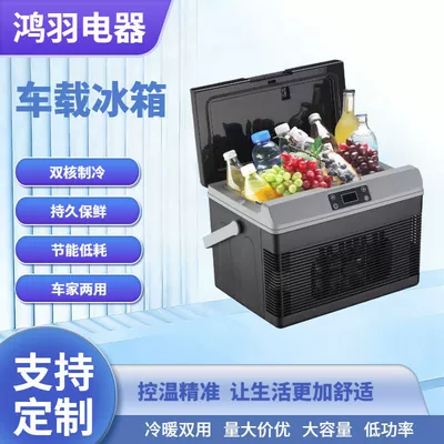 15L Truck Refrigerator Mini Refrigerator Portable Cooling and Heating Box 12V24V Outdoor Refrigerator Small Cooling and Heating Box (Soyuducular)