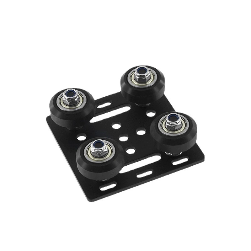 Аксессуары для 3D-принтеров Европейский стандарт 2020 размер алюминиевого профиля колесо V-образный паз строительный шкив портальной пластины