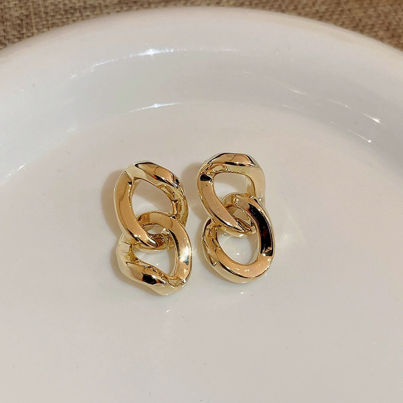 Earrings silver‑needle, simple elegant designs, lightweight, multiple styles and colors