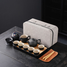 日式便携式旅行茶具小套装户外喝茶陶瓷茶杯家用简约泡茶壶伴手礼