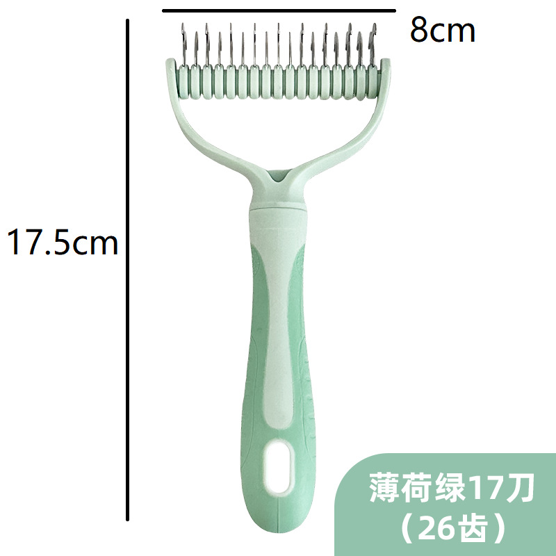 Colección de peines para mascotas, peines para gatos, peines para gatos, peines para perros, peines abiertos, peines de aguja, suministros para mascotas transfronterizos, fábrica al por mayor