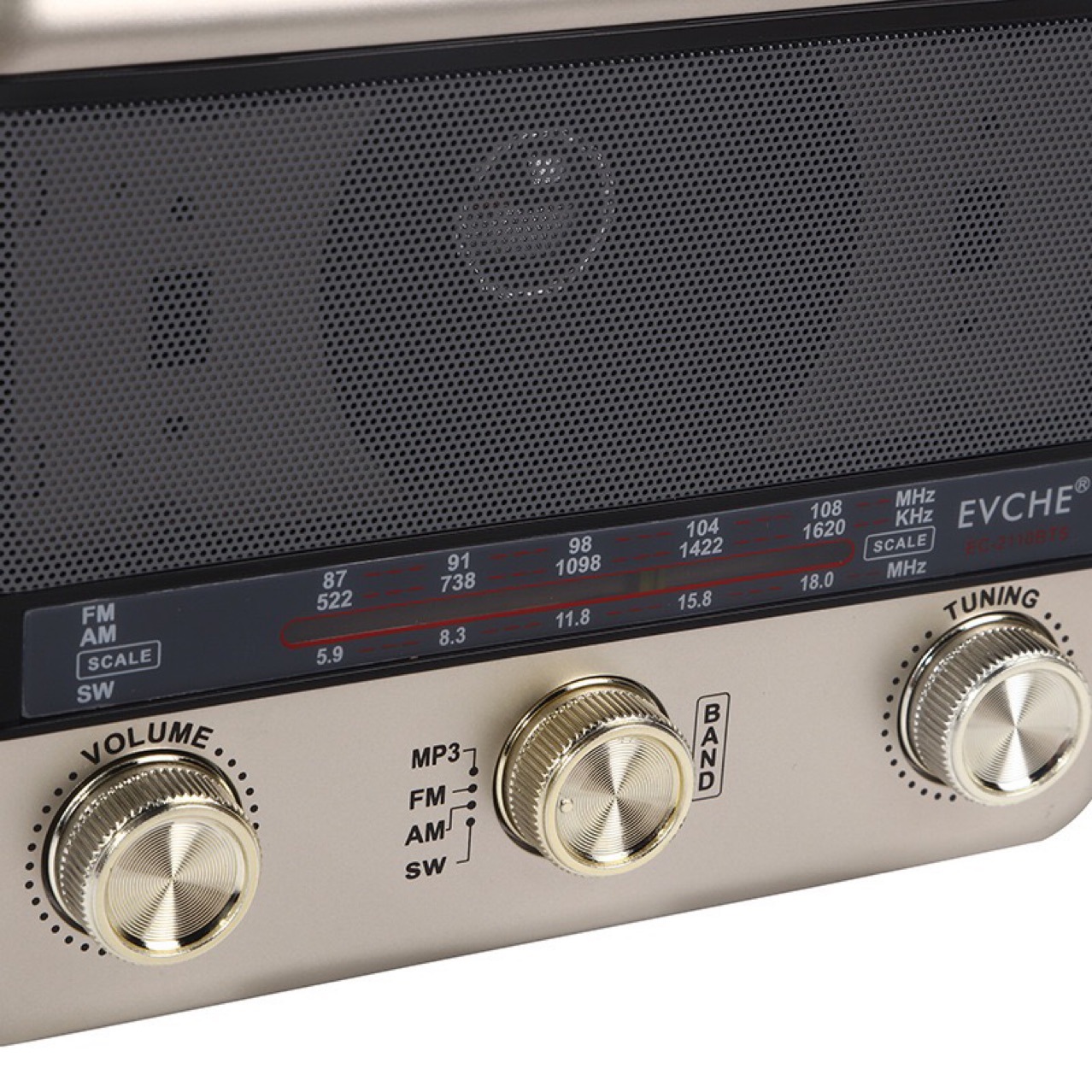 Radio solar multifuncional Retro de banda completa Radio de tarjeta antigua Transfronteriza Radio antigua al por mayor