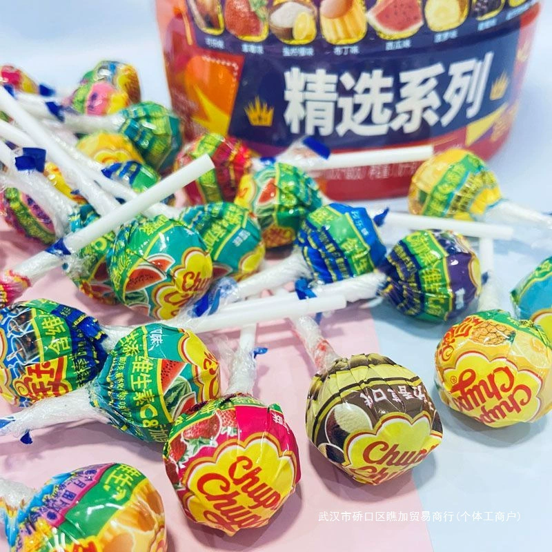 Подарочное букеты Леденцы Chupa Chups с лимитированными фруктовыми вкусами на День Святого Валентина Рождество, оптовая продажа