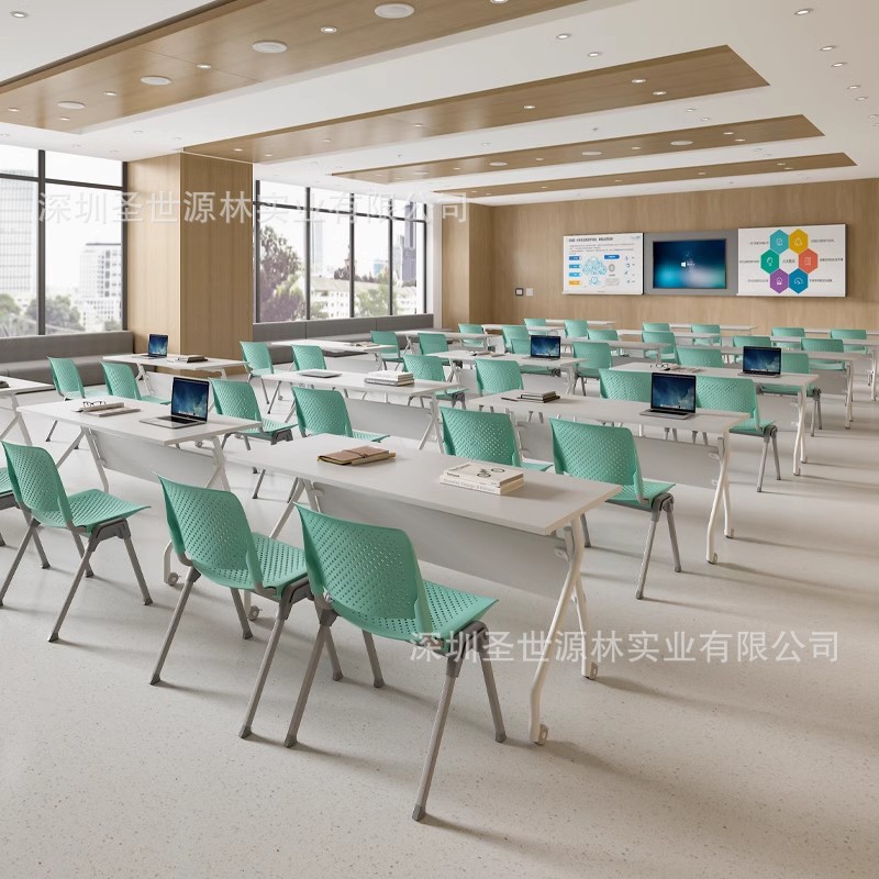 Fábrica directa de sala de reuniones de capacitación silla de recepción silla de respaldo silla de plástico simple ocio image 4
