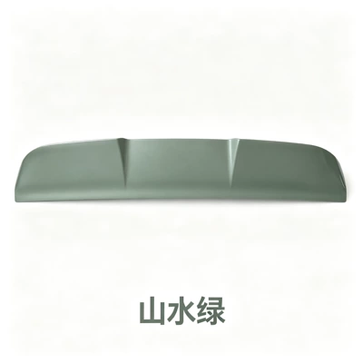 Fixed Wind Wing, No-Drill Car – Fixed wind wing - titanium-7-tail-fin-mountain-green