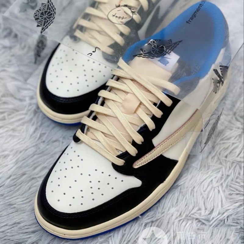 Putian Pure Original Aj1 Lightning Barb High Version Sports Shoes Sb Green Apple Ice Cream Pink Men's and Women's Low-Cut Sneakers