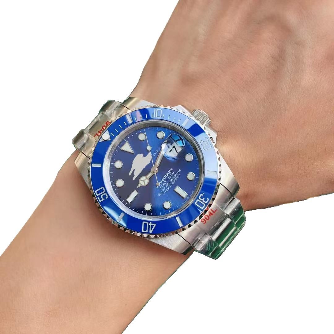 Ventas directas de fábrica C fábrica verde reloj fantasma de agua negra negocio de los hombres reloj mecánico automático luminoso reloj impermeable