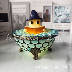 跨境亚马逊独立站树脂灯万圣节装饰树脂的摆件夜灯树脂工艺品摆件