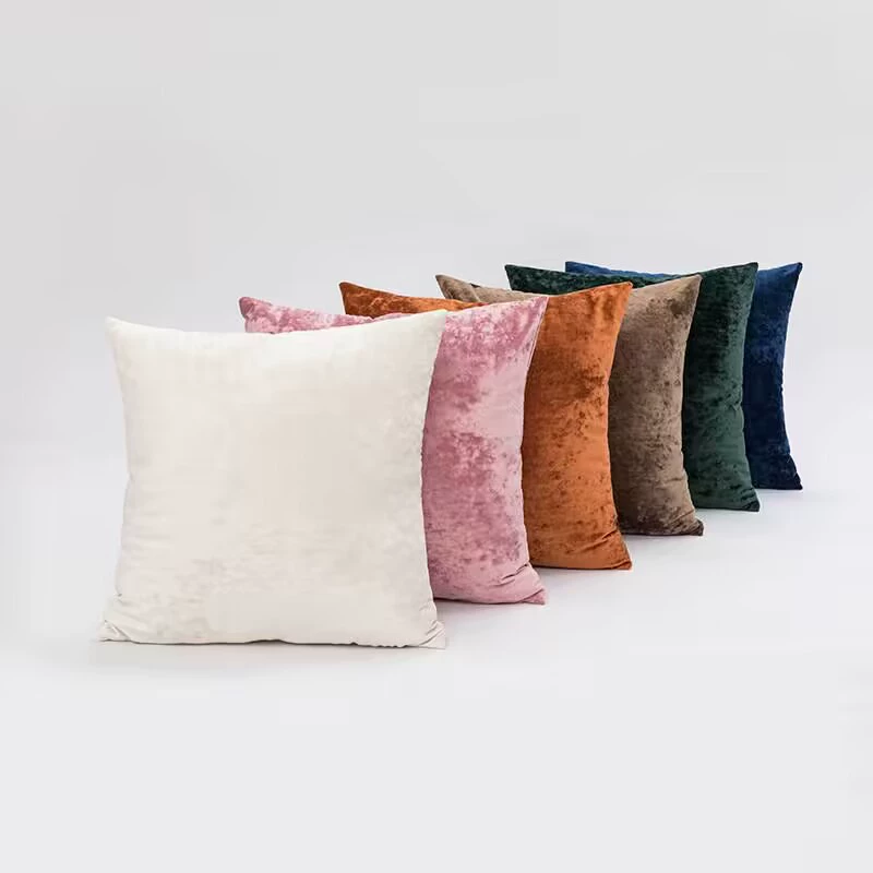 Лучшие продажи Amazon. Простая однотонная наволочка из льда Velvet для дома, дивана и кровати