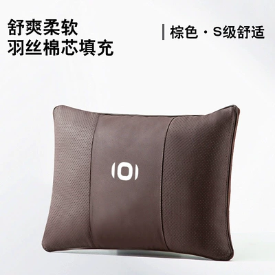 Headrest, Support A06 Backrest Pillow Car - 1-coffee-colored-lumbar-support-lumbar-support-and-quilt-two-in-one
