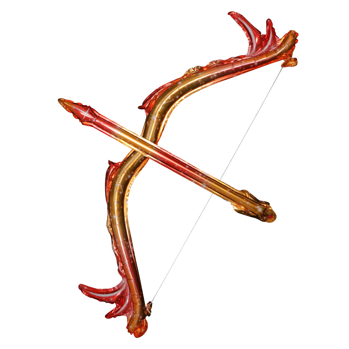 Globo puesto para niños nuevo arco y flecha globo de juguete para niños noche mercado parque puesto empujar globo de película de aluminio