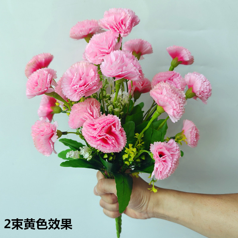 Reunión deportiva, actividades estudiantiles, baile, flores falsas coloridas, flores de plástico, flores de seda, baile, accesorios, ramo de simulación