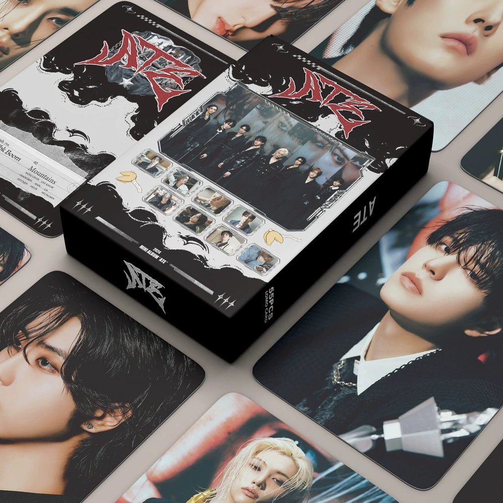 Специальный зарубежный запас 55 Stray Kids, новый альбом ATE, возврат периферийных устройств, маленькая карточка LOMO