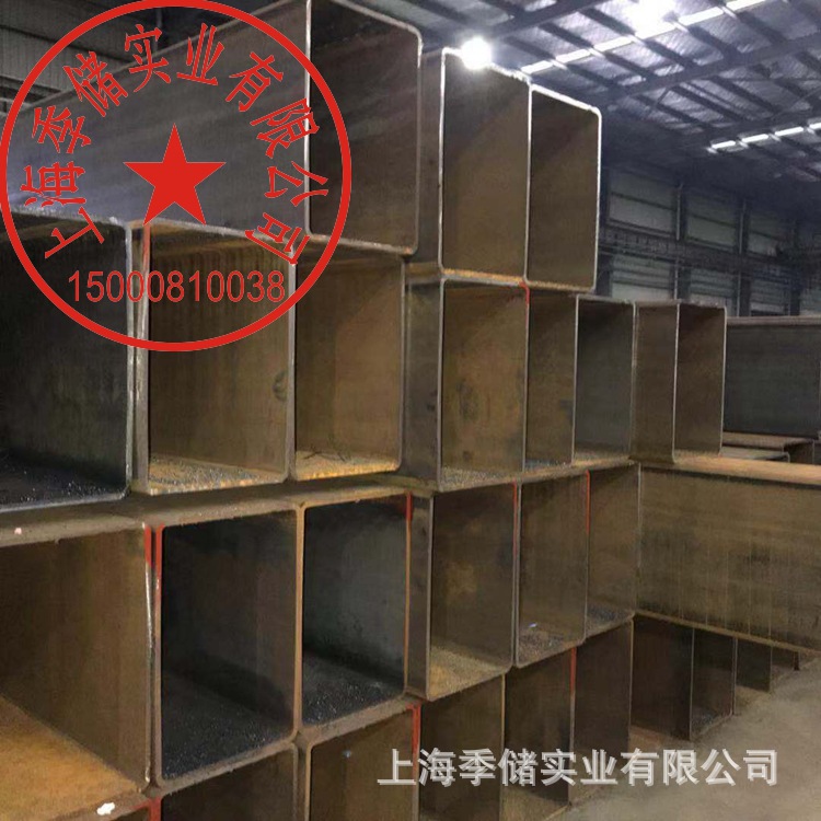 镀锌方管200*250*8*13米改造工程Q235B方矩管物美价廉