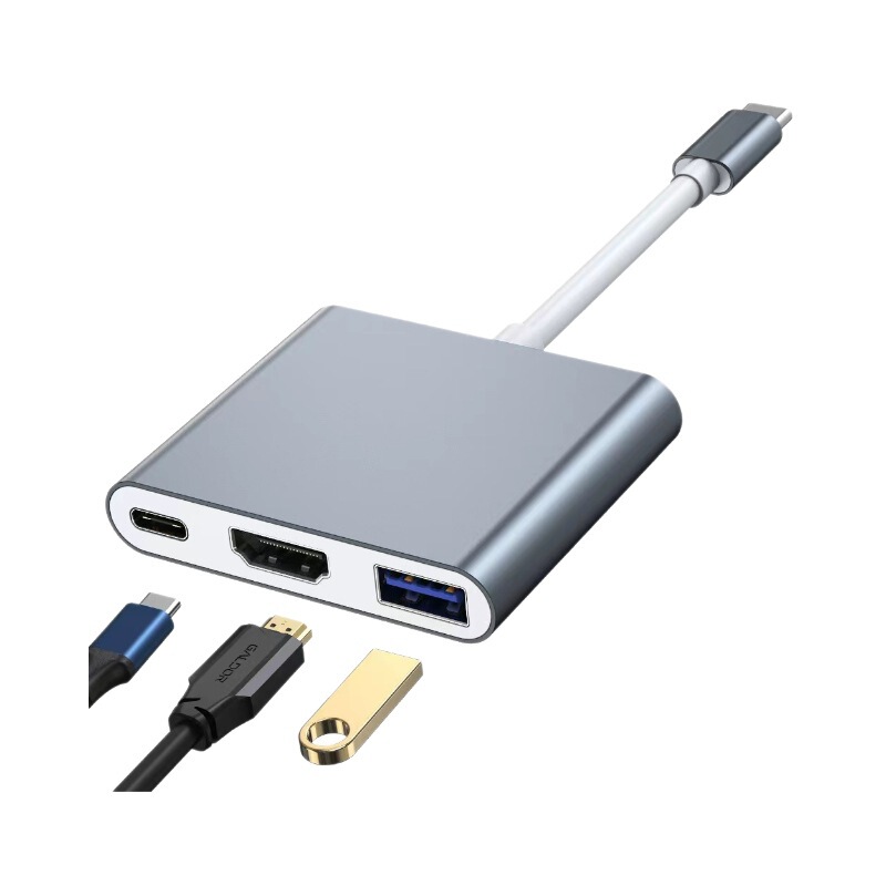 Typecから三合一4Khdmiハイビジョン拡張ドックhubハブswitchゲーム機コンピュータ変換器|undefined