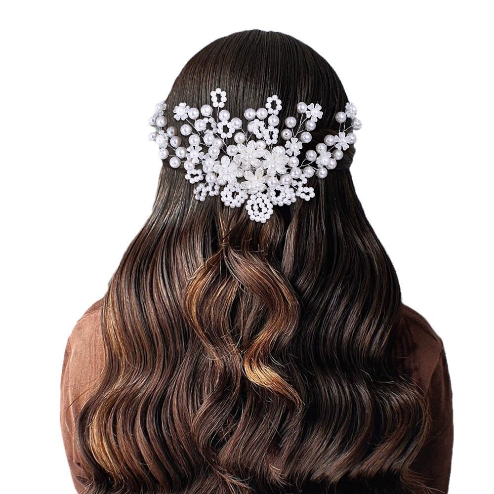 Hair accessory for bride handmade pearl, Korean hairgrip, HP819