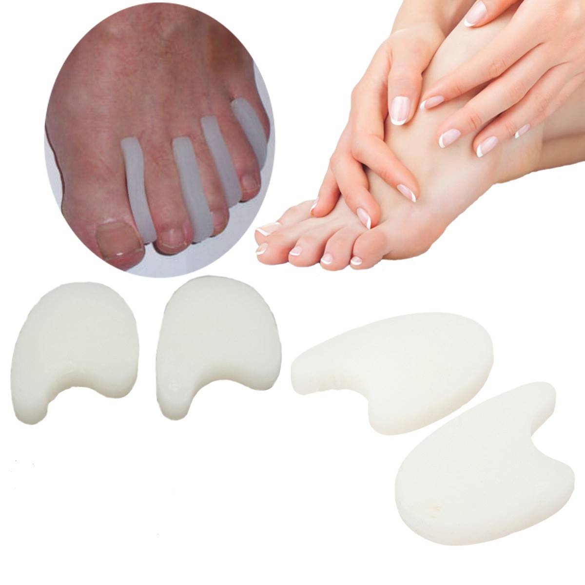 Set Sumifun Silicone Toe Splitter Thumb Varsion Corrector 2024_voghion.com