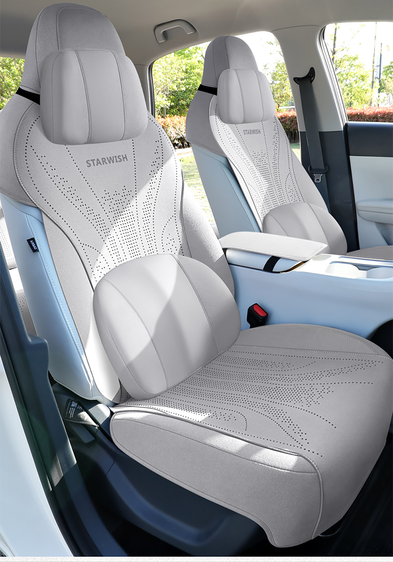 Drop-shipping car seat cushion suitable for Xingyuan special car models, full or half coverage saddle cushion, all-season car seat cushion