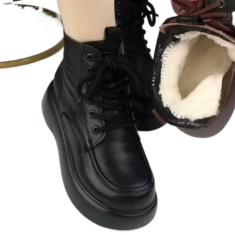 Warm shoes, boots platform, wholesale