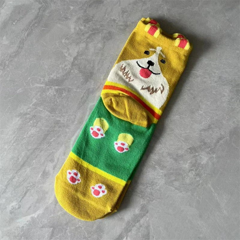 (Cross-border trading), Japanese three dimensional cartoon cute socks, Korean style, mid-length