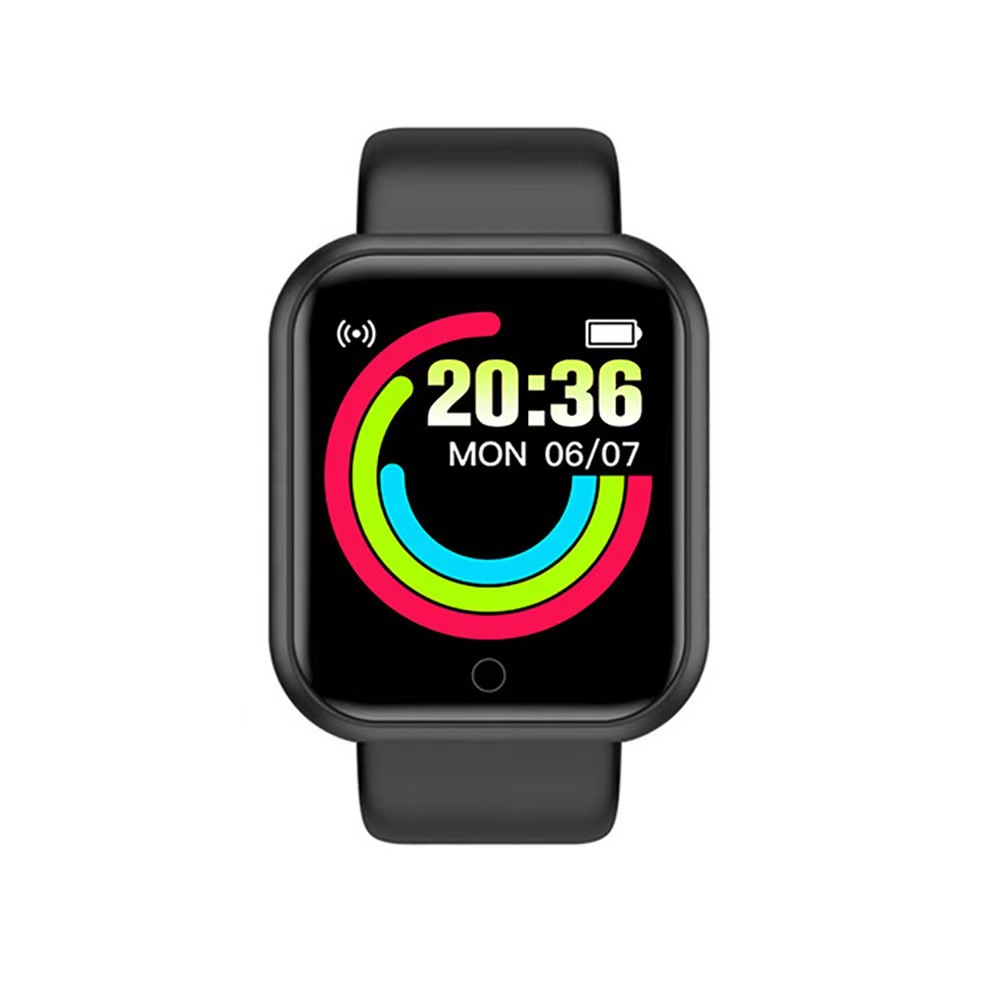 Pulsera inteligente D20, reloj inteligente Y68, frecuencia cardíaca, presión arterial, Bluetooth, podómetro de ejercicio, recordatorio de información, directo de fábrica