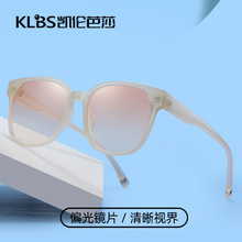 新款潮流方框太阳镜全框TR90偏光遮阳眼镜TAC太阳镜女士街拍眼镜