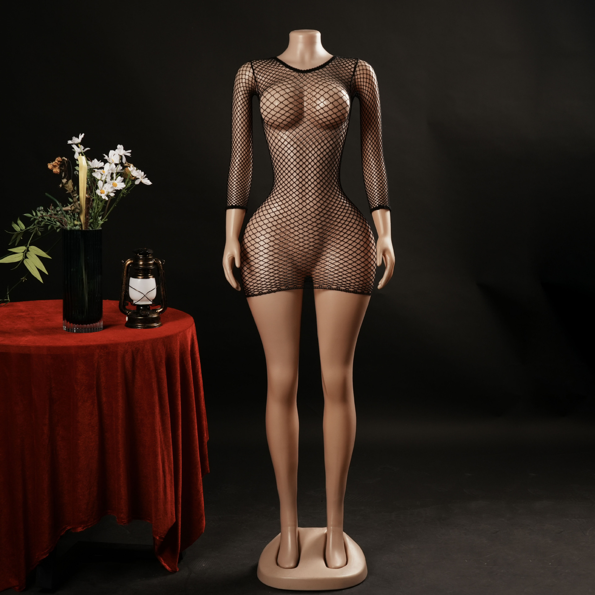 Yue mariposa Europa y América ropa interior sexy comercio exterior al por mayor fábrica coqueteo sexy uniforme conjunto de ropa de red de chicas