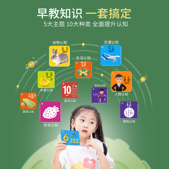 Animal Card Early Education Cognitive Enlightenment Book Children's Literacy Baby's Picture Recognition Picture Children's Character Recognition Educational Toys